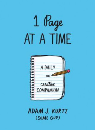 Knjiga 1 Page at a Time - Blue Adam J. Kurtz