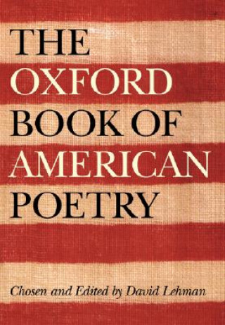 Książka Oxford Book of American Poetry David Lehman