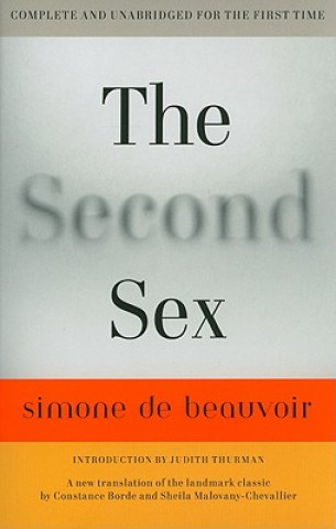 Könyv The Second Sex Simone de Beauvoir