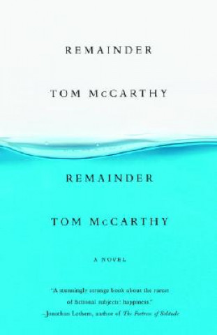 Book Remainder Tom McCarthy