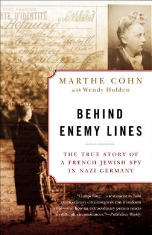 Kniha Behind Enemy Lines Marthe Cohn