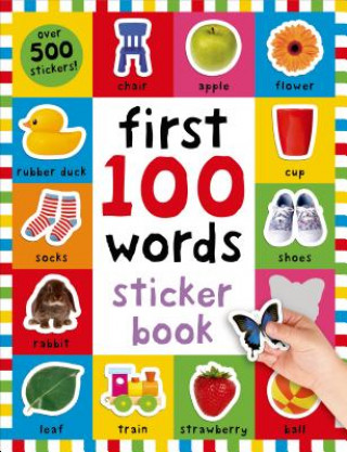 Kniha First 100 Stickers: Words Kimberley Faria