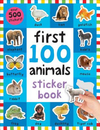Carte FIRST 100 ANIMALS STICKER BOOK Roger Priddy
