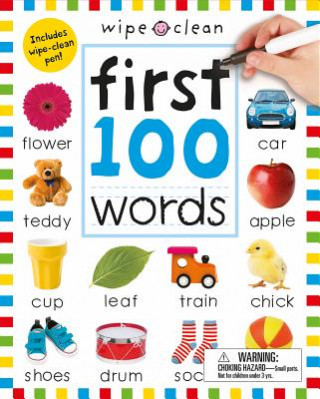 Carte WIPE CLEAN FIRST 100 WORDS ESB Priddy Books