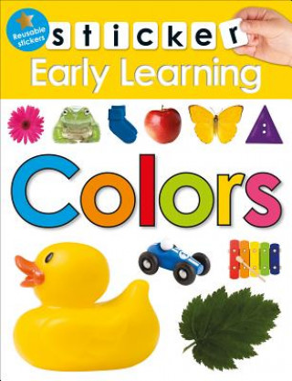 Kniha STICKER EARLY LEARNING COLORS Priddy Books
