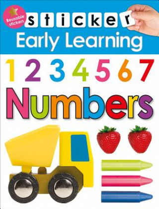 Kniha STICKER EARLY LEARNING NUMBERS Priddy Books