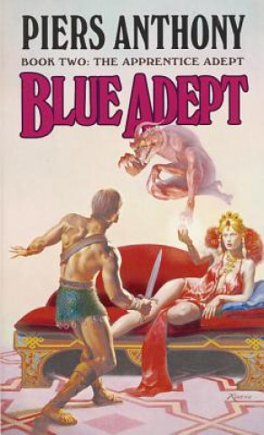 Kniha Blue Adept Piers Anthony