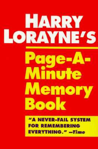 Carte Harry Lorayne's Page-A-Minute Memory Book Harry Lorayne