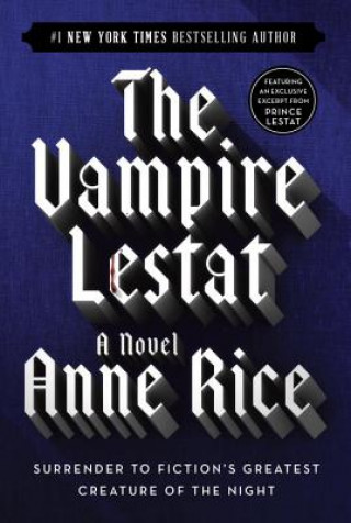 Kniha Vampire Lestat Anne Rice