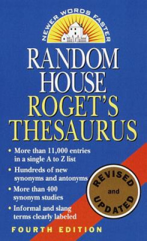 Carte Random House Roget's Thesaurus Random House