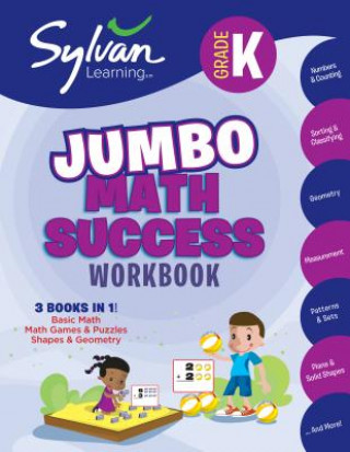 Book Kindergarten Jumbo Math Success Workbook Sylvan Learning