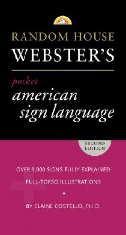 Book Random House Webster's Pocket American Sign Language Dictionary Elaine Costello