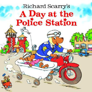 Knjiga A Day at the Police Station Richard Scarry
