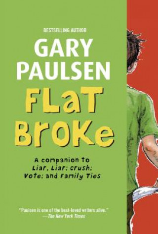 Livro Flat Broke Gary Paulsen
