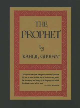 Knjiga The Prophet Kahlil Gibran