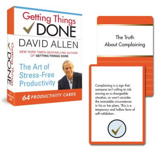 Materiale tipărite Getting Things Done - 64 Productivity Cards David Allen