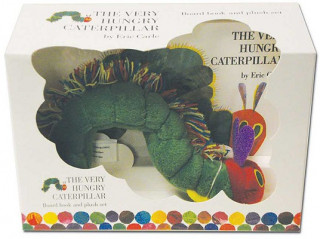 Carte Very Hungry Caterpillar Board Book and Plush Eric Carle