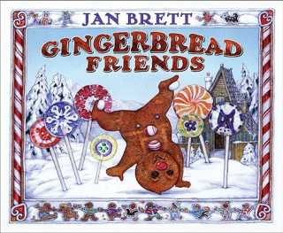 Книга Gingerbread Friends Jan Brett