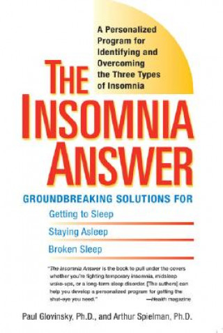 Kniha Insomnia Answer Paul Glovinsky