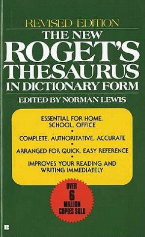 Kniha The New Roget's Thesaurus Norman Lewis