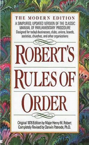 Книга Robert's Rules of Order Henry M. Robert