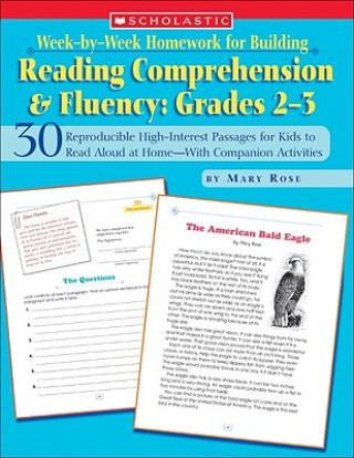 Könyv Week-by-week Homework for Building Reading Comprehension and Fluency Mary Rose
