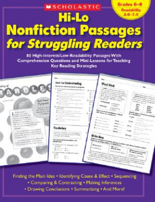 Kniha Hi-Lo Nonfiction Passages for Struggling Readers Scholastic Teaching Resources