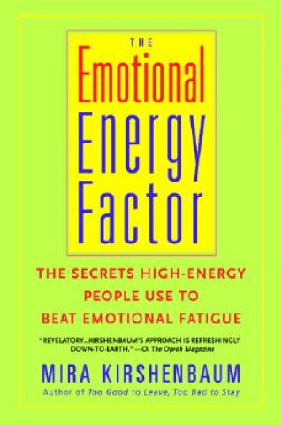 Kniha Emotional Energy Factor Mira Kirshenbaum