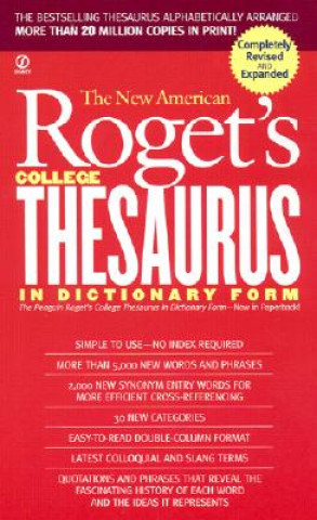 Kniha The New American Roget's College Thesaurus Philip D. Morehead