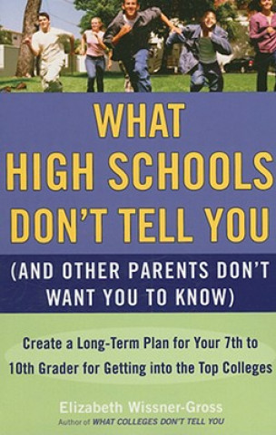 Carte What High Schools Don't Tell You, (And Other Parents Don't Want You to Know) Elizabeth Wissner-Gross