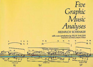 Kniha Five Graphic Music Analyses Heinrich Schenker