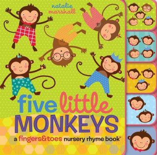 Kniha Five Little Monkeys Natalie Marshall