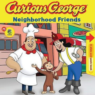 Książka Curious George Neighborhood Friends (CGTV Pull Tab Board Book) Margret Rey