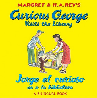 Книга Jorge el curioso va a la biblioteca/Curious George Visits the Library (bilingual edition) Margret Rey