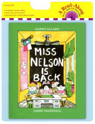 Carte Miss Nelson Is Back book and CD Harry Allard