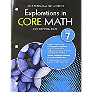 Kniha Explorations in Core Math for Common Core Grade 7 Holt Mcdougal