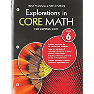 Knjiga Explorations in Core Math for Common Core Grade 6 Holt Mcdougal