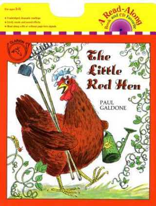 Kniha Little Red Hen Book & CD Paul Galdone