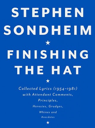 Kniha Finishing the Hat Stephen Sondheim