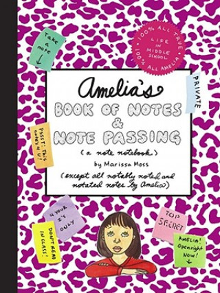 Carte Amelia's Book of Notes & Note Passing Marissa Moss