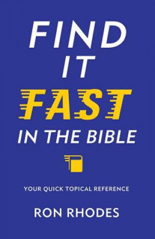 Buch Find It Fast in the Bible Ron Rhodes