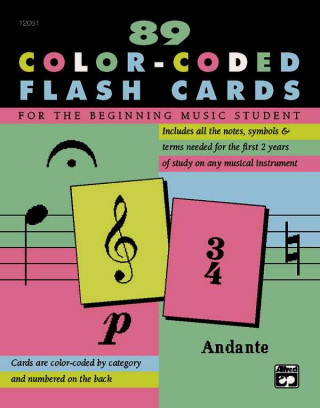 Książka Complete Color-Coded Flash Cards Alfred Publishing