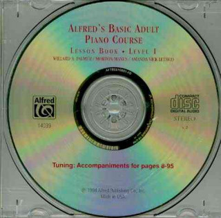 Audio Alfred's Basic Adult Piano Course Lesson Book, Level 1 Willard A. Palmer