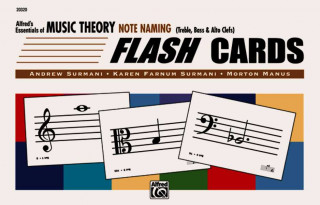 Kniha Alfred's Essentials of Music Theory Note Naming Flash Cards Andrew Surmani