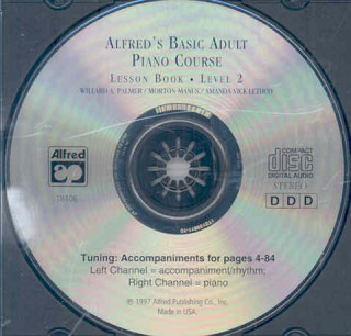 Audio Alfred's Basic Adult Piano Course Willard A. Palmer