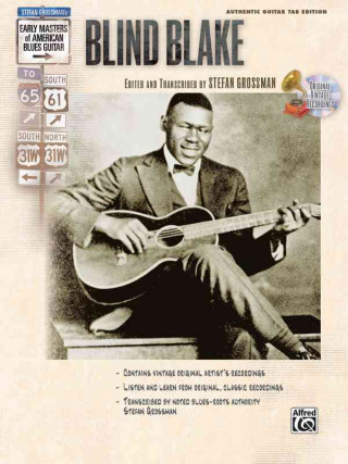 Книга Stefan Grossman's Early Masters of American Blues Guitar Blind Blake