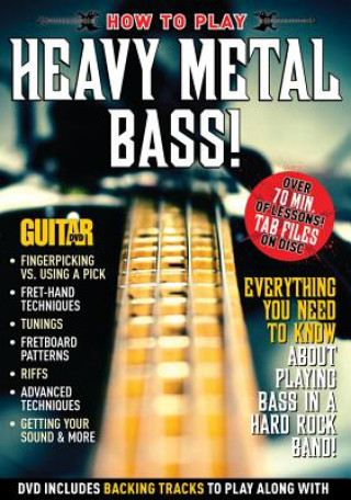 Könyv How to Play Heavy Metal Bass! Matt Scharfglass