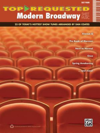 Kniha Top-Requested Modern Broadway Sheet Music Dan Coates