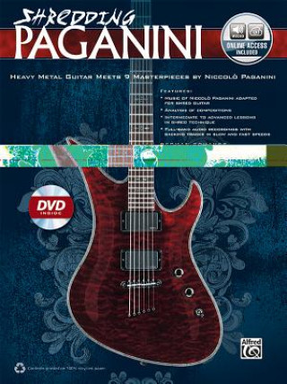 Livro Shredding Paganini German Schauss