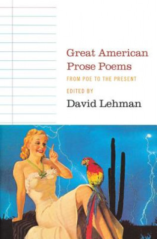 Libro Great American Prose Poems David Lehman